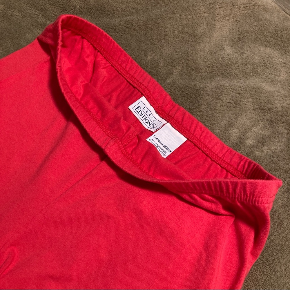 Euc Vintage Basic Editions Side Split Capri Leggi… - image 7